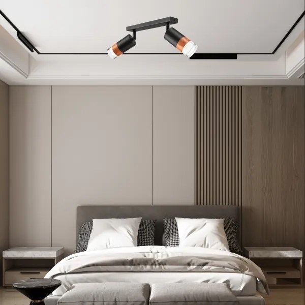 Luce Spot AURORA 2xGU10/10W/230V