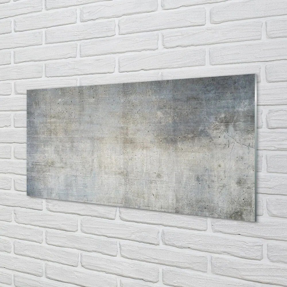 Quadro in vetro Muro di pietra 100x50 cm