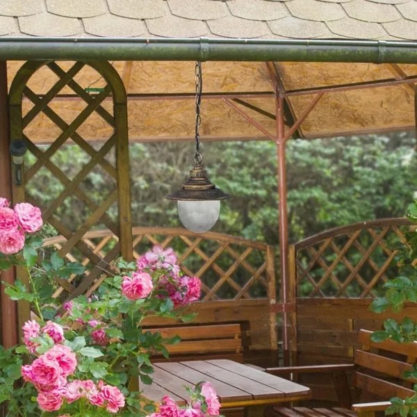 Rabalux 8678 - Lampadario da esterno BARCELONA 1xE27/60W/230V