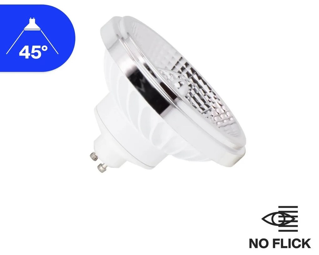 Lampada AR111 15W Angolo 45° Bianca Colore Bianco Caldo 2.700K