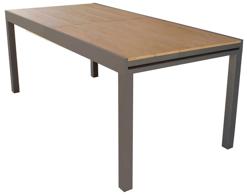 VIDUUS - tavolo da giardino allungabile in alluminio e polywood