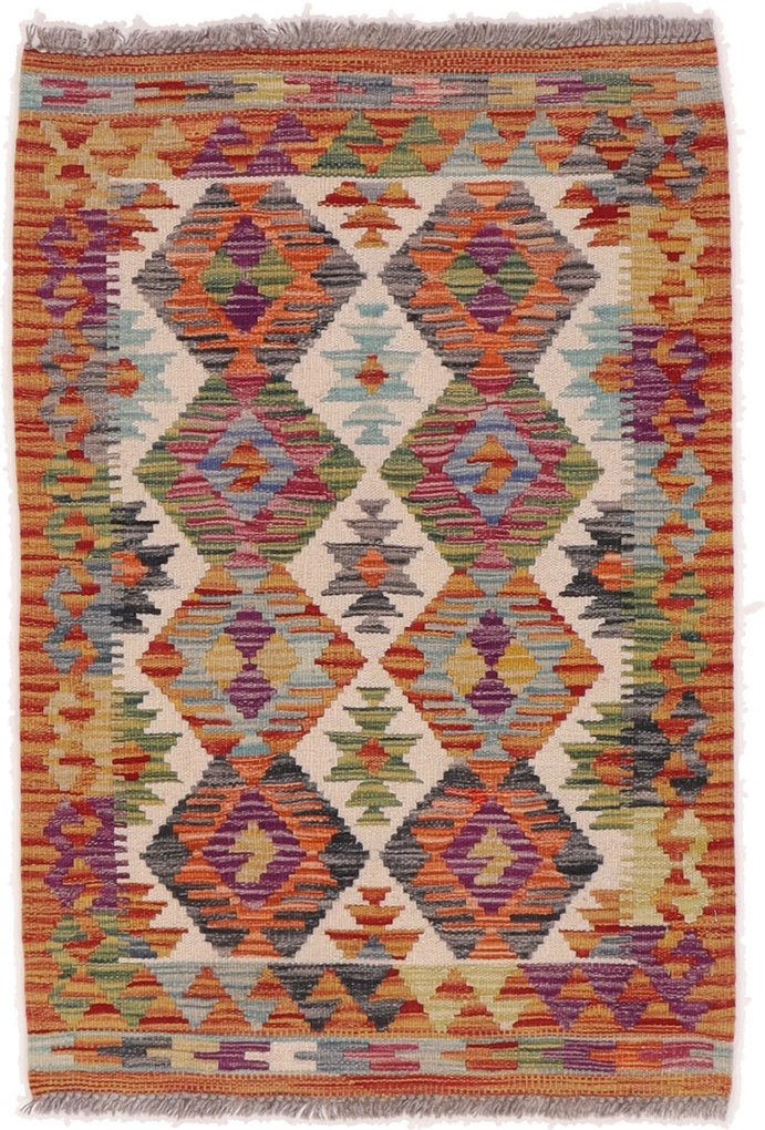 Kilim Tappeto 70x100 (Afghanistan) Tessuto A Mano