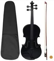 Set Completo Violino con Arco e Mentoniera Nero 4/4 70143