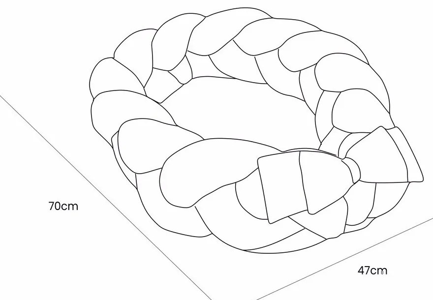 Riduttore per lettino beige 47x70 cm – Meowbaby