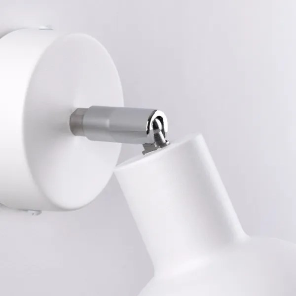 Sollux SL.1313 - Faretto da parete ELBA 1xE27/15W/230V bianco