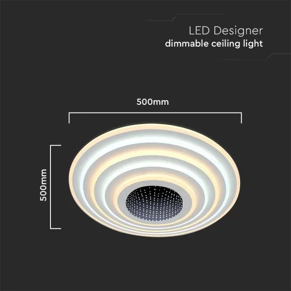 Plafoniera LED dimmerabile LED/125W/230V 3000-6500K + +TC