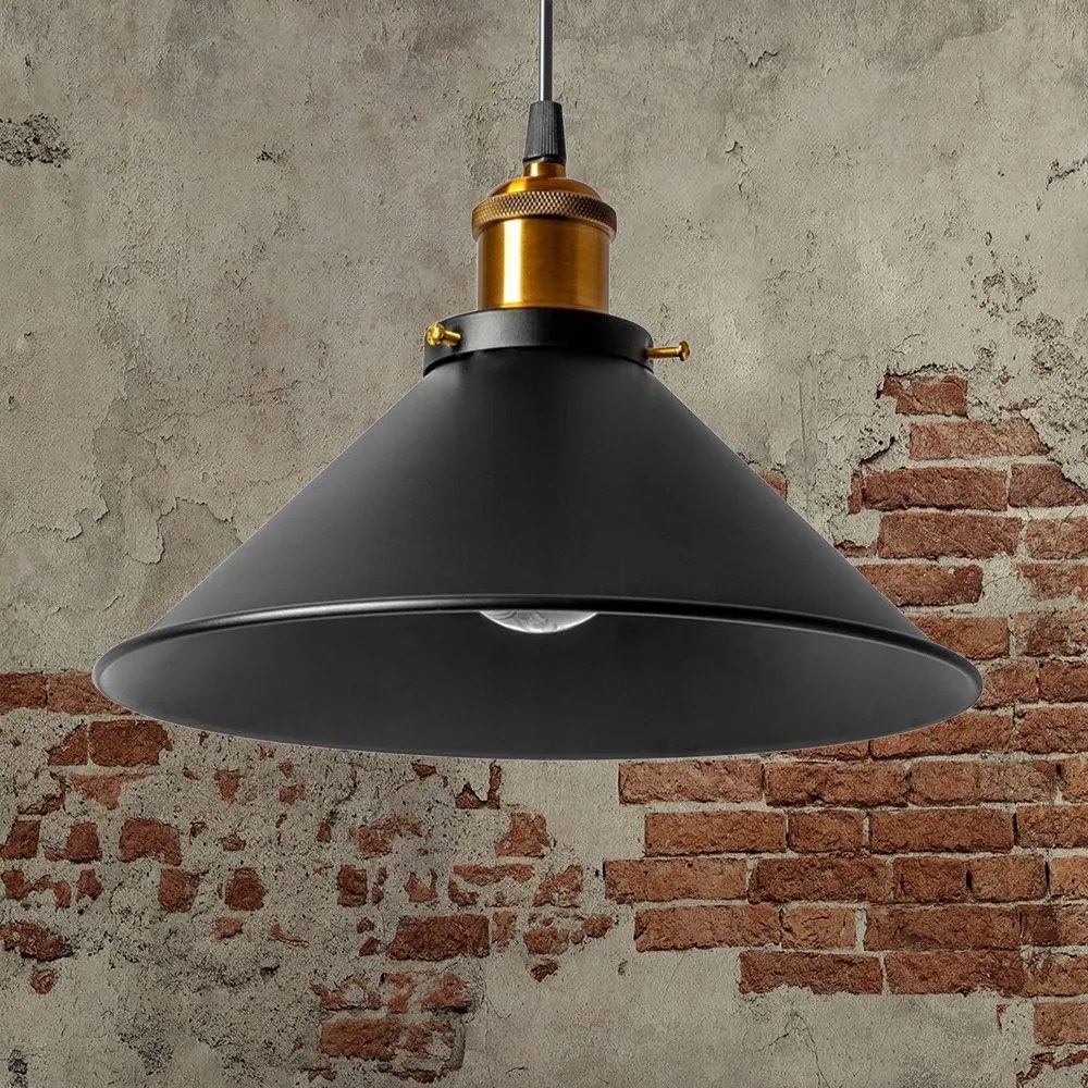 LAMPADA DA SOFFITTO PENSILE PORTO BLACK 3CP