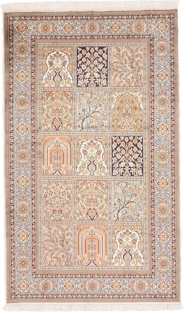 Cashmere Silk Tappeto 160 x 100 (Indian) Annodato A Mano