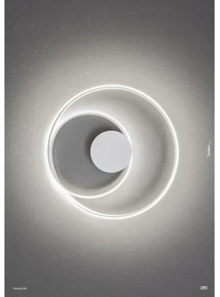 Redo 01-4354 - Applique da parete dimmerabile a LED TORSION LED/30W/230V, bianco