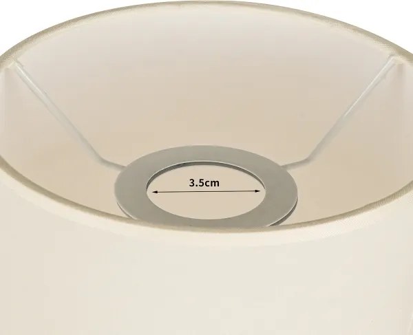 Brilagi - Paralume per lampada da tavolo TABLON E27 Ø 14 cm colore crema