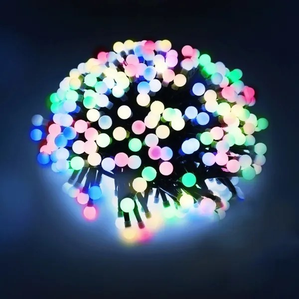 Aigostar - Catena luminosa decorativa LED RGBY da esterno 100 LED/3,6 W/230 V/8 funzioni/10 m/IP44