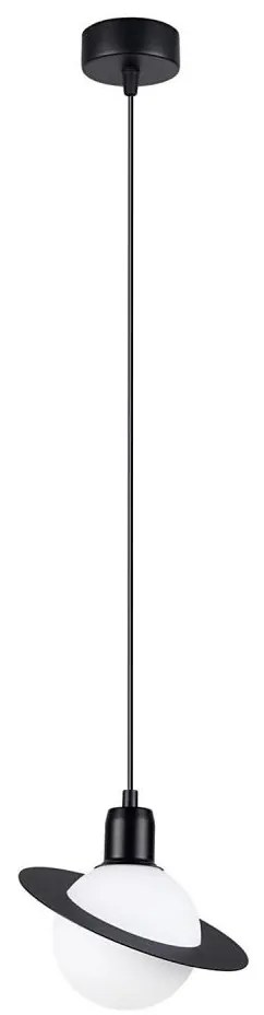 Sollux SL.1358 - Lampadario a sospensione con filo HYPERION 1xG9/8W/230V nero