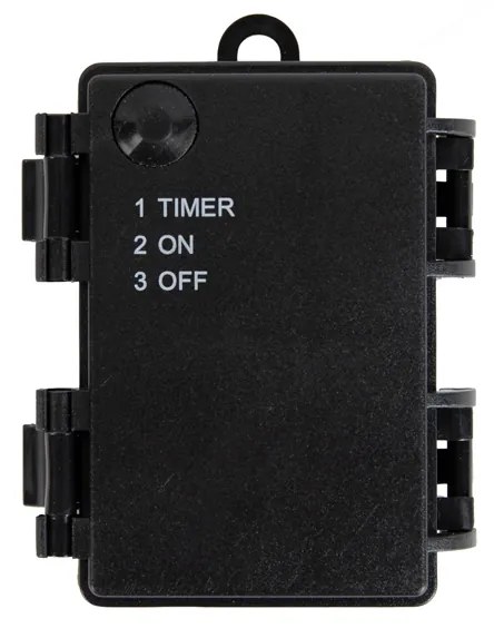 Faretto da terra natalizio al neon stella gialla con LED e timer IP44 - Fura