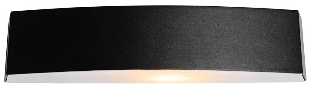 Lampada da parete per esterni moderna nera IP44 - Bojan