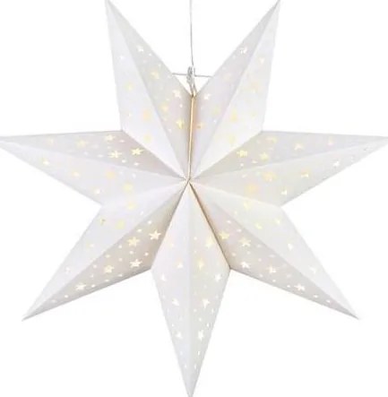 Markslöjd 705897 - Decorazione natalizia BLANK a LED/0,2W/3xAA Ø 45 cm bianca