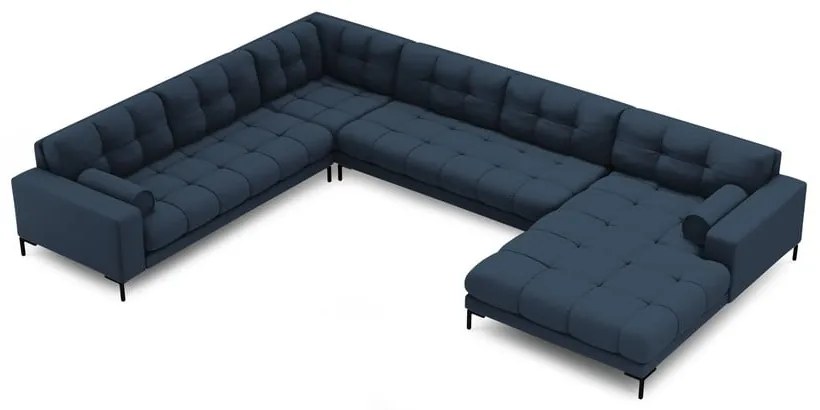 Divano angolare blu (angolo sinistro) Bali - Cosmopolitan Design