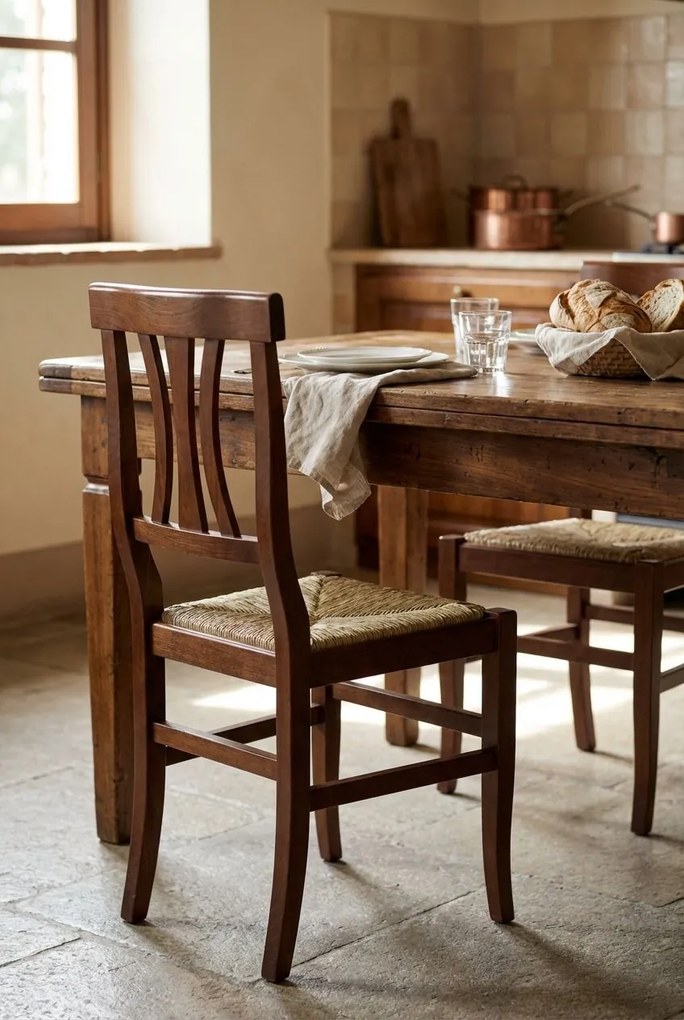 HOLLY - sedia curve in legno massello