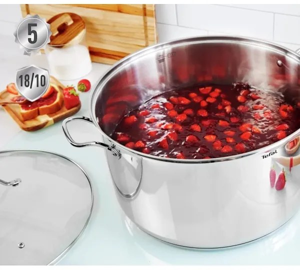Tefal - Set di pentole 10 pz INTUITION acciaio inossidabile