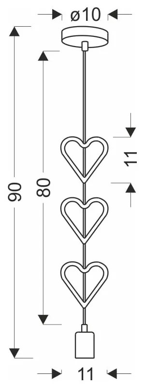 Lampada per bambini bianco-blu con paralume in metallo Single - Candellux Lighting