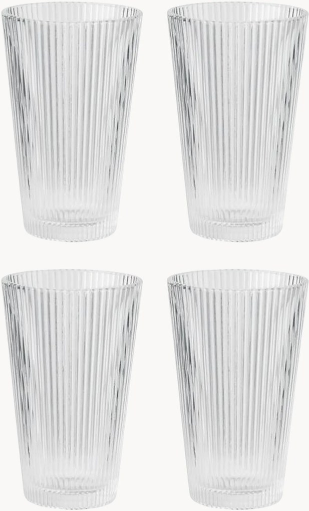 Set di 4 bicchieri Pilastro