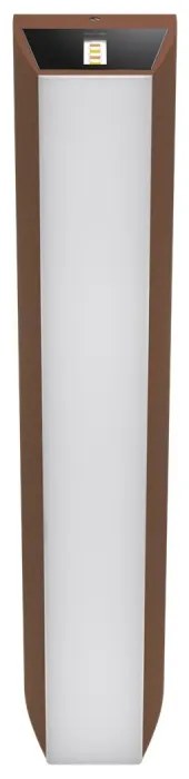 Applique Bidirezionale Corten 12W CCT, IP65 da esterno - Serie FILO Colore Bianco Variabile CCT