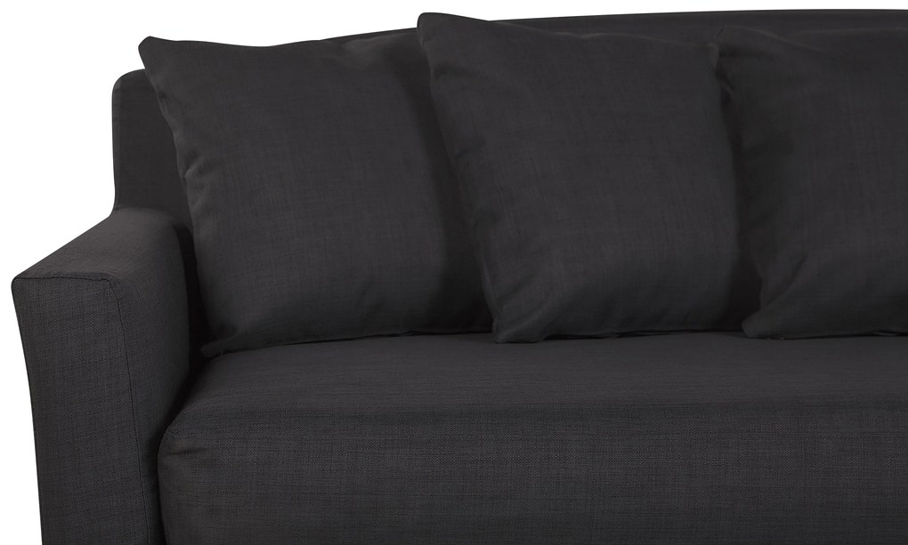 Fodera color nero per divano a 3 posti GILJA Beliani