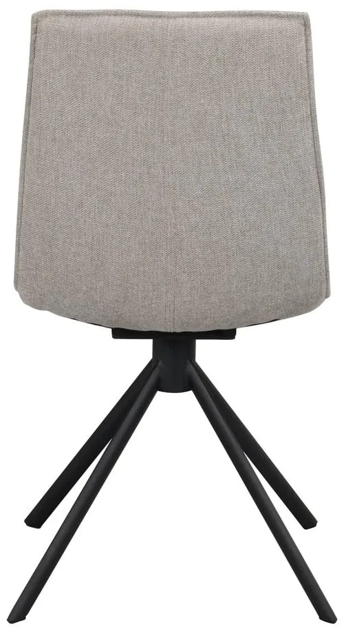 Sedie da pranzo girevoli beige in set di 2 Lowell - Rowico