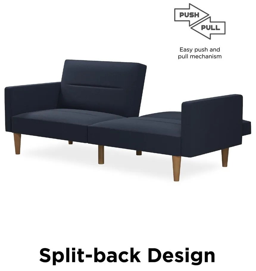 Divano letto blu scuro Mainstays - Støraa