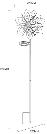 Globo 36571 - Decorazione solare LED LED/0,06W/3,2V IP44