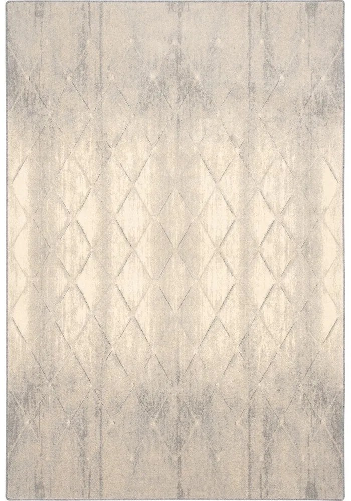 Tappeto in lana crema 160x240 cm Colette - Agnella