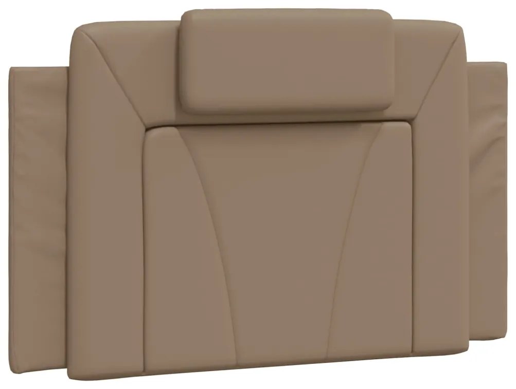 Letto con materasso cappuccino 90x190 cm similpelle