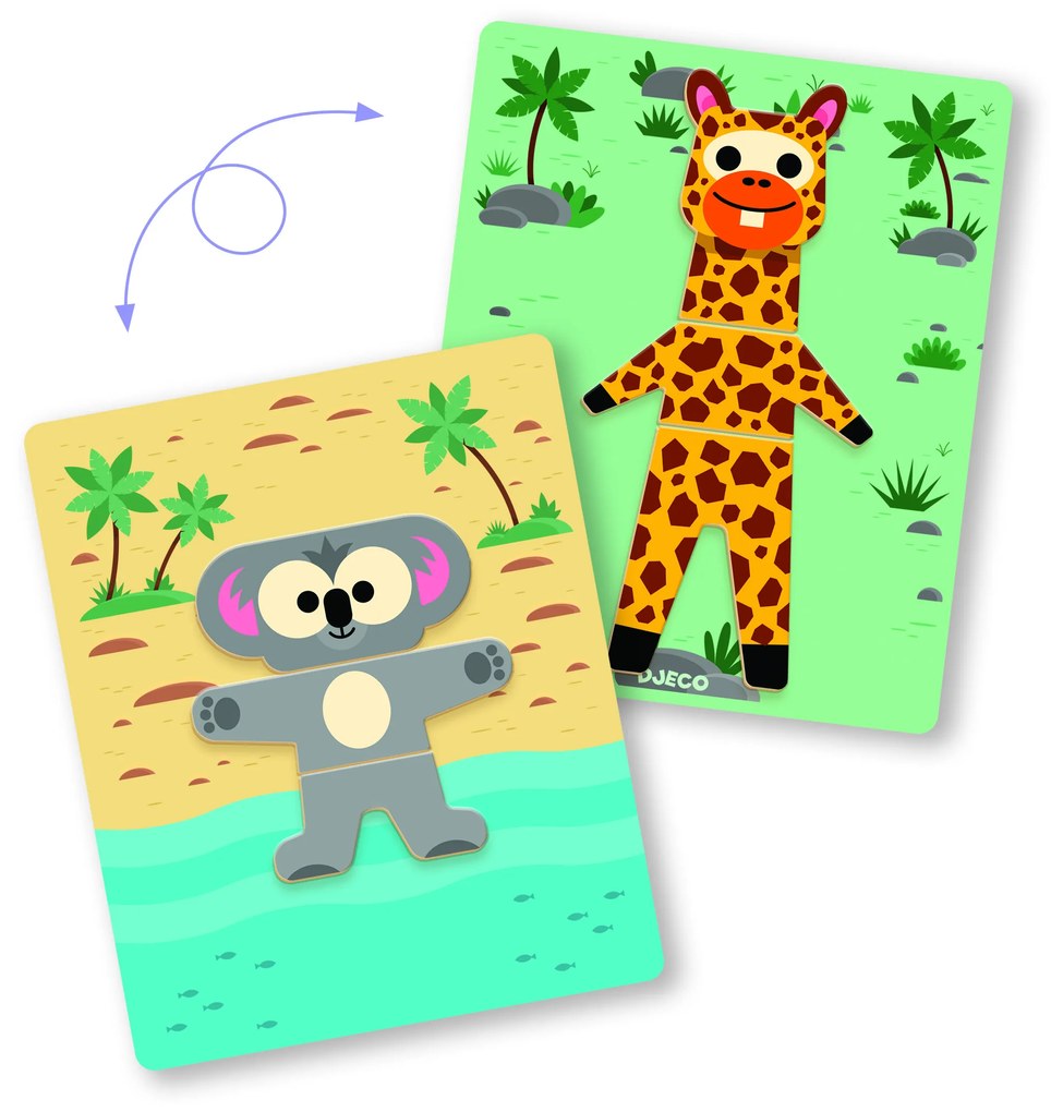 Inzebox Mix'n'match animali - Gioco magnetico