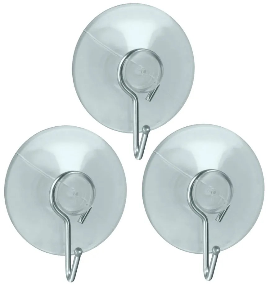 Set di 3 ganci con ventosa - Metaltex