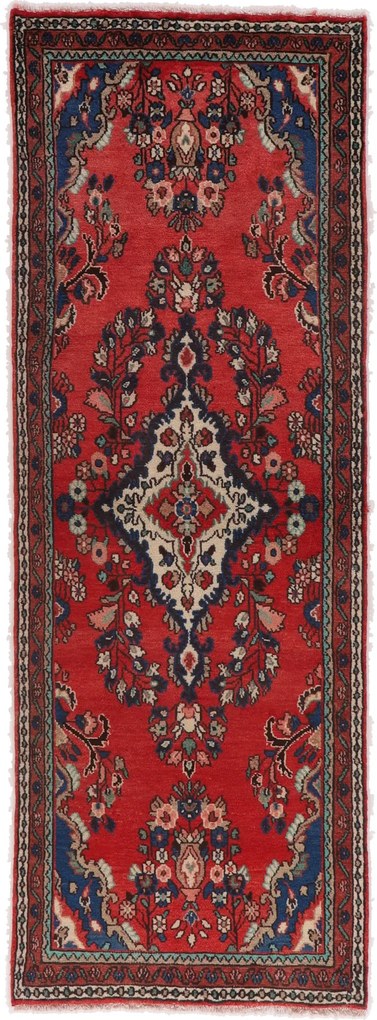 Hamedan Tappeto 100 x 290 (Iran) Annodato A Mano