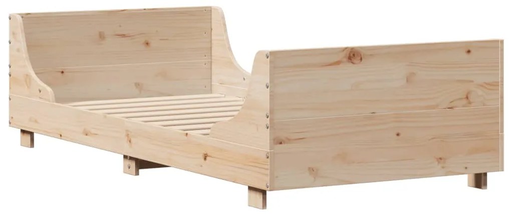 Letto senza materasso 90x200 cm in legno massello di pino