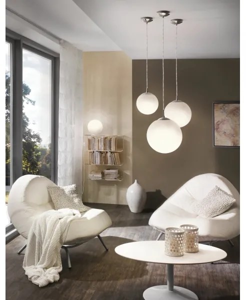 EGLO 85261 - Lampadario a sospensione con filo RONDO 1xE27/60W/230V diametro 20 cm