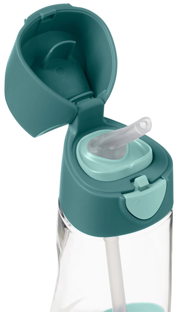 Bottiglia con cannuccia 450 ml – emerald forest