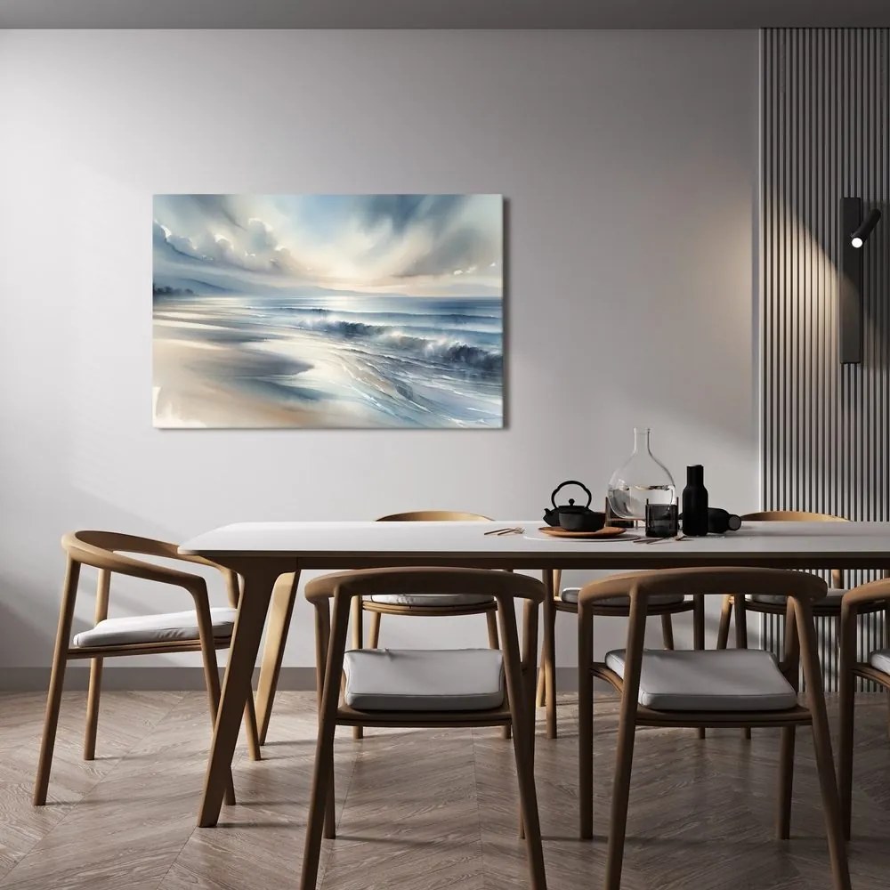 Quadro su tela – Mare calmo all’alba