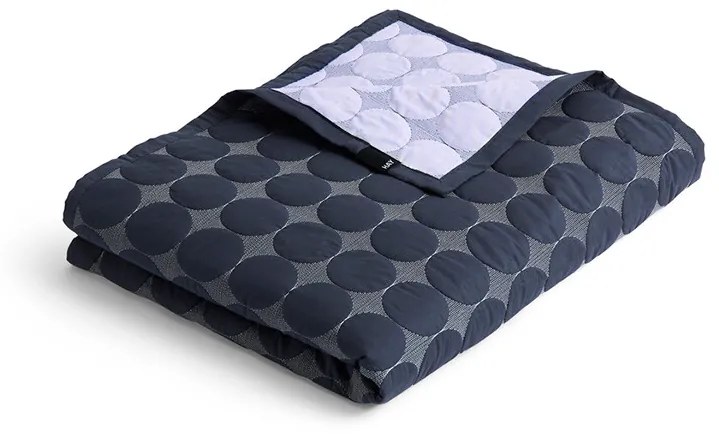 HAY - Mega Dot (Organic) Bedspread 235x245 Midnight Blue Hay