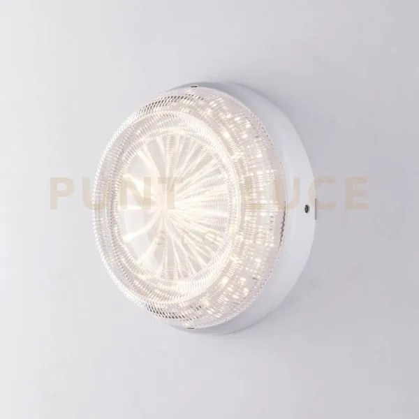 Plafoniera led capri bianca 20w 2350lm cct 3000k / 4000k ip65 20,7x7cm