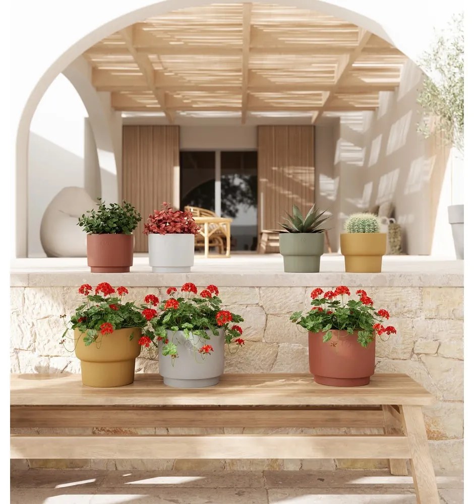 Vaso in ceramica fatto a mano ø 17 cm Echo - Artevasi