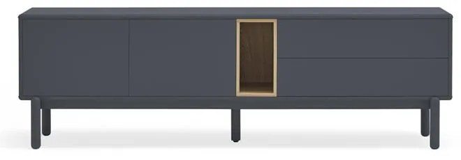 Tavolo TV grigio scuro 180x56 cm Corvo - Teulat