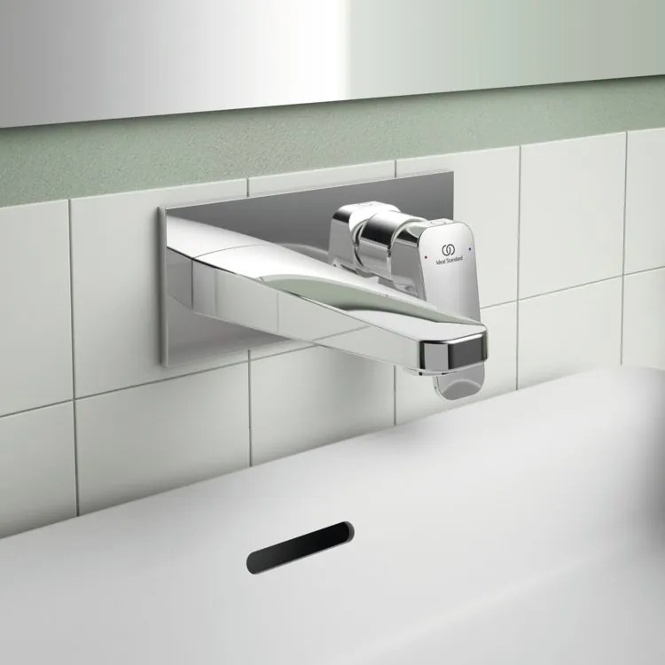 Miscelatore lavabo Monocomando a Parete Senza Parte Incasso Cromo Ideal Standard Ceraplan Bd244aa