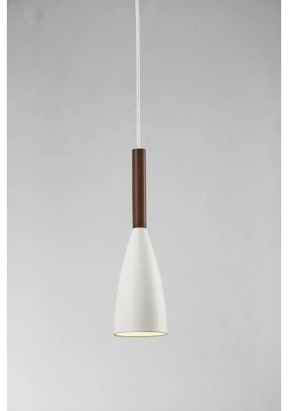 DFTP by Nordlux - Lampadario a sospensione con filo PURE 1xE27/40W/230V bianco/noce