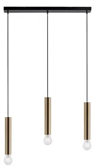 Leuchten Direkt 15618-60 - Lampadario a sospensione con filo BRUNA 3xE27/60W/230V ottone