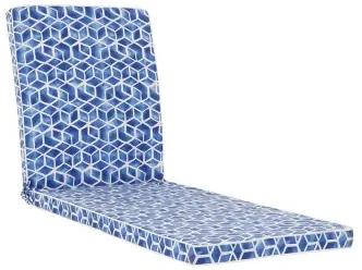Cuscino DKD Home Decor Azzurro Bianco Rettangolare Geometrico 190 x 60 x 5 cm (190 x 60 x 5 cm)