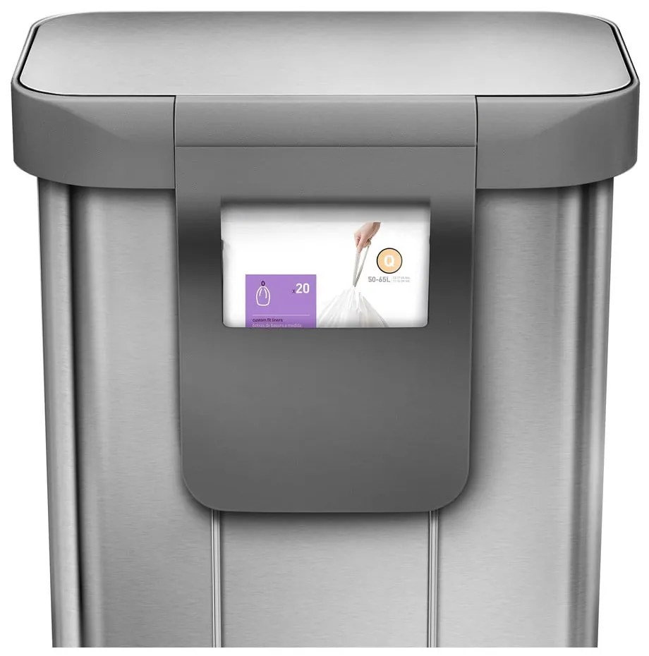 Cestino in acciaio a pedale 55 l - simplehuman