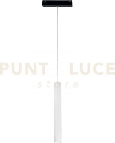 Sospensione davinci tubo bianco led 48v 3w 300lm 4000k 30x16,1x3,5cm