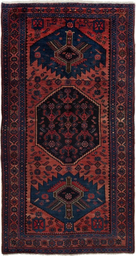 Kurdi Tappeto 250 x 130 (Iran) Annodato A Mano