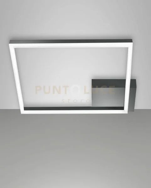 Bard plafoniera antracite nw a led 4000k - 39w - 4050 lm dimmerabil...